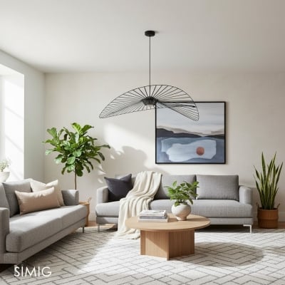 Lámpara colgante moderna Creative Line Hat S212