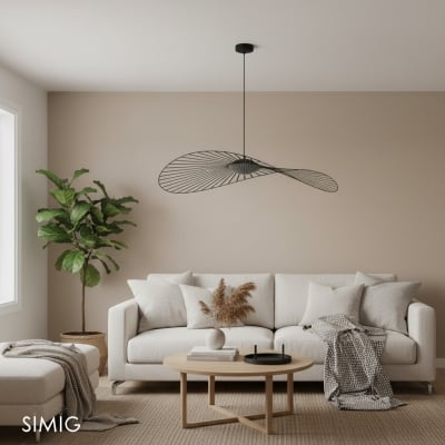 Lámpara colgante moderna Creative Line Hat S212