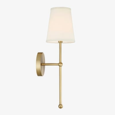 Mehara Minimalistische Gouden Wandlamp - Metaal en Stoffen Materiaal voor Woonkamer T1176
