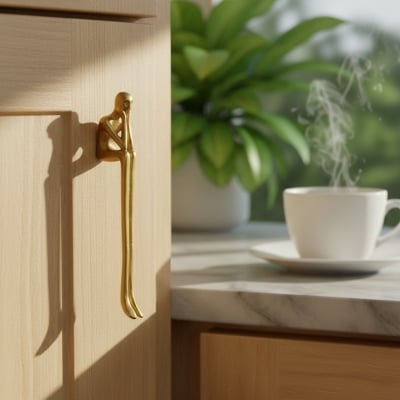 Verlitho Statement kastgreep - Door Gallery geïnspireerde hardware voor huisdecoratie T1188