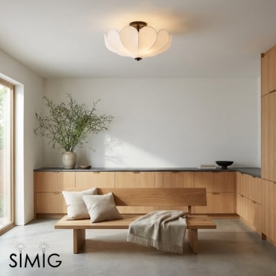 Crelune Nordic Flower Plafondlamp Modern Design - Woonkamer Slaapkamer Verlichting T1171