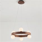 Drewniany żyrandol GRAND