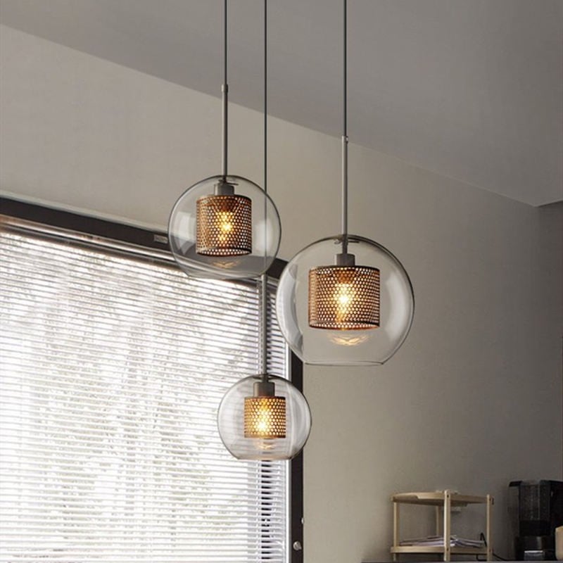 Modern Chiswick Glass Pendant Light Fixtures for Kitchen Dining Room ...