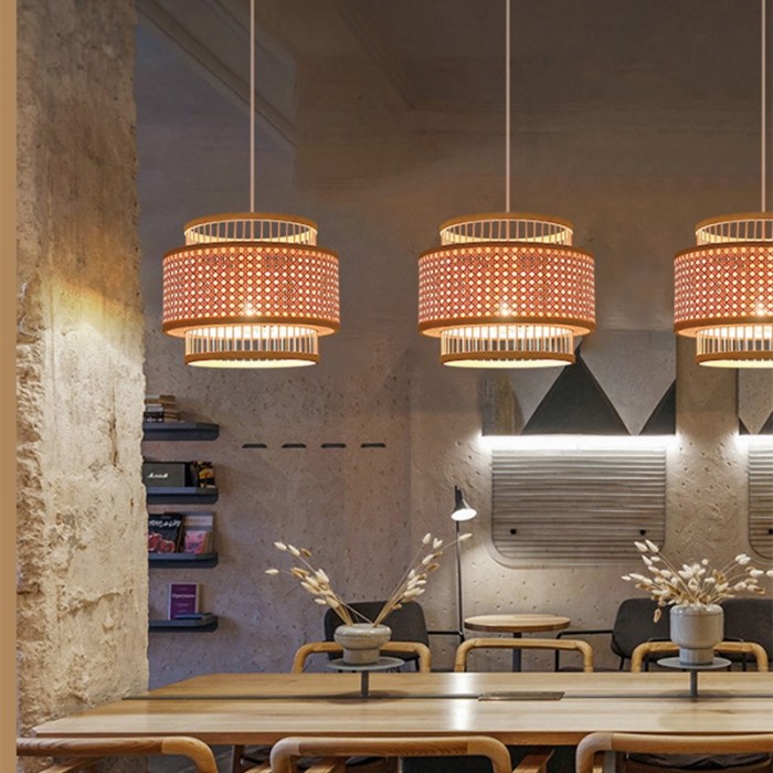 Garden Zen Wabi-sabi Weaving Pendant Light