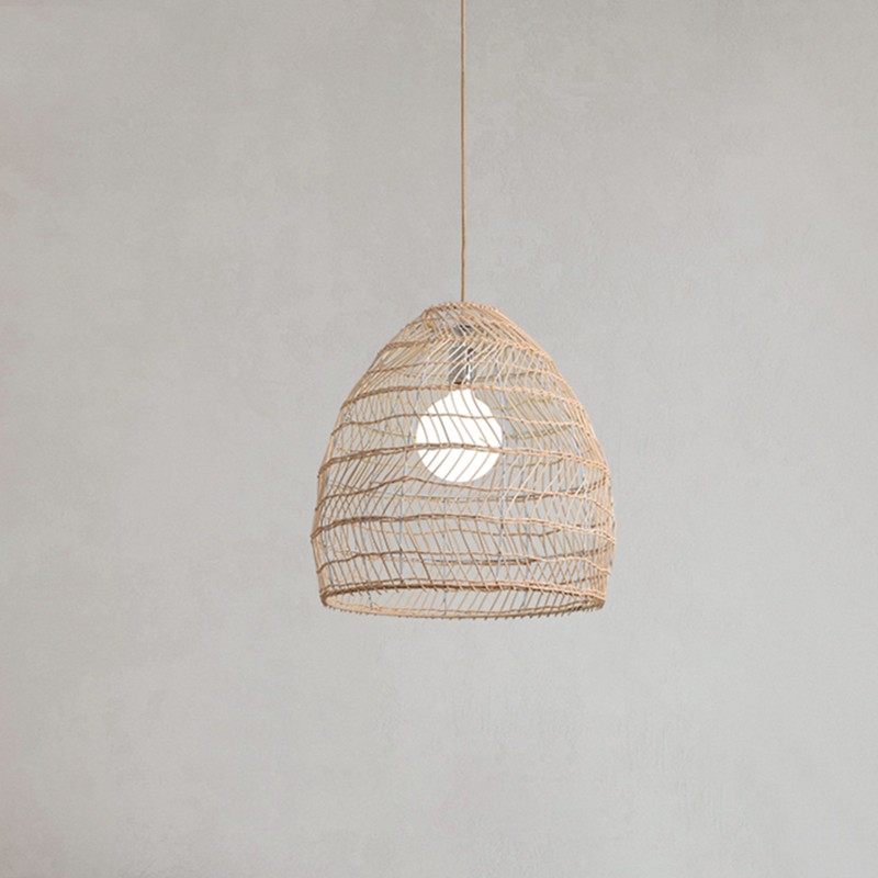 Farmhouse Cage Atami Art Rattan Light |Simig Lighting|Pendant Light