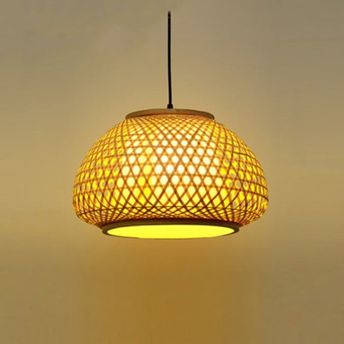 Tea Room Zen geweven lampenkap hanglamp