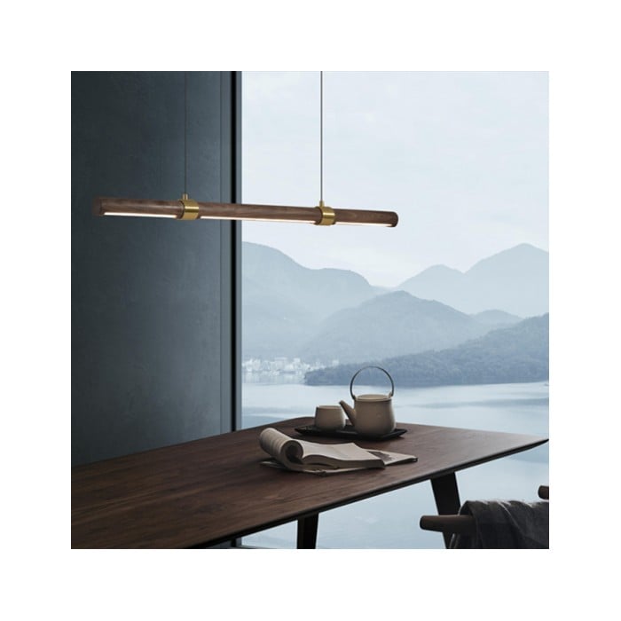 HOMER kulaté dřevěné závěsné svítidlo