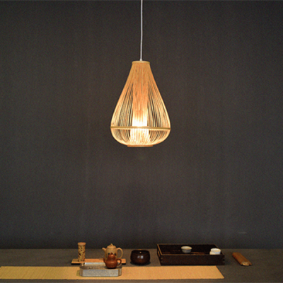 Chinese stijl rotan homestay hanglamp