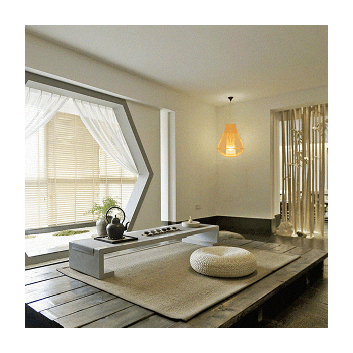 中華風籐ホームステイペンダントライト