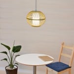 Inn Rattan Pastoral Zen Pendant Light