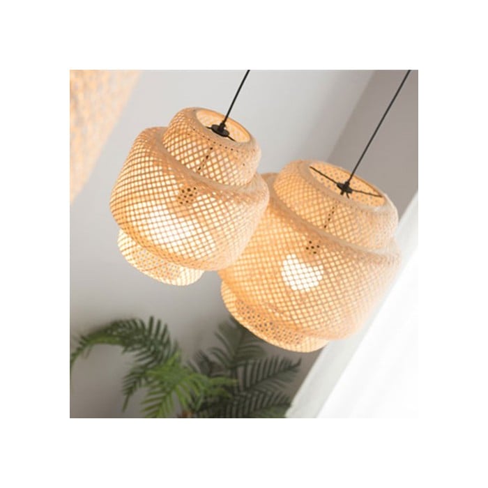 Inn Rattan Pastoral Zen Pendant Light