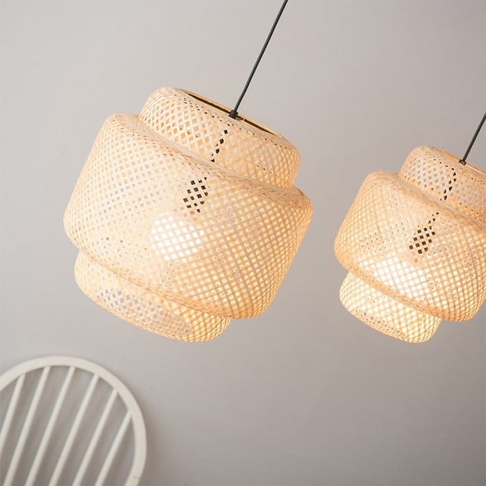 Inn Rattan Pastoral Zen Pendant Light