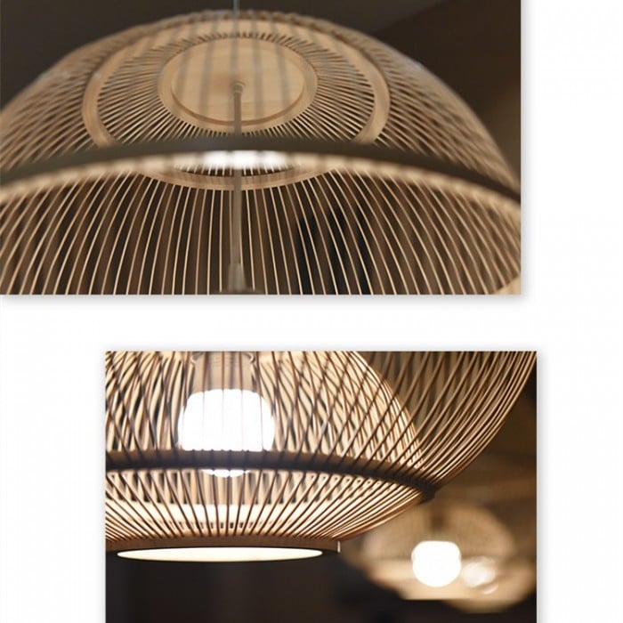 Trädgårdsarbete Wabi-sabi Retro taklampa