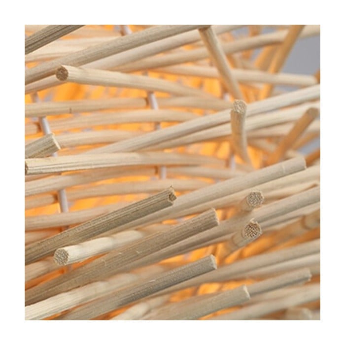 Simple Bird's Nest Creative Rattan Pendant Light