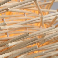 Einfache Vogelnest Creative Rattan Pendelleuchte