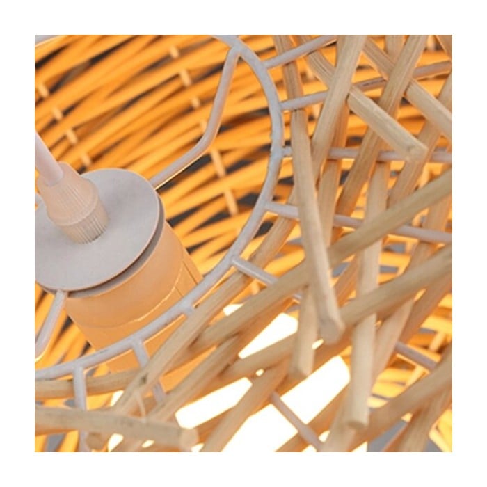 Simple Bird's Nest Creative Rattan Pendant Light