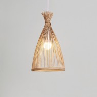 Bamboo Retro Groom Pendant Light