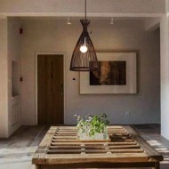 Bamboo Retro Groom Pendant Light