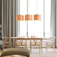 通路籐装飾ペンダントライト