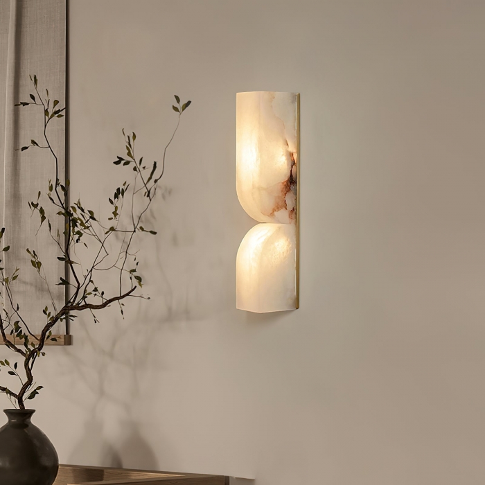 Rectangular Alabaster Wall Lamp T1863 | Wall Lights | SIMIG LIGHTING