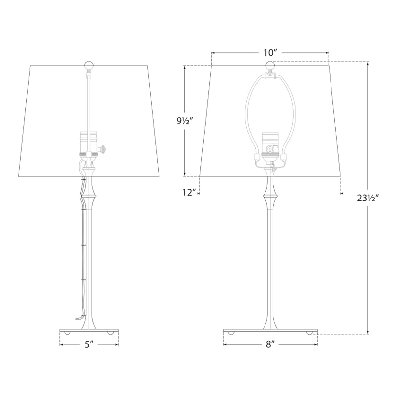 Dauphine Bedside Table Lamp