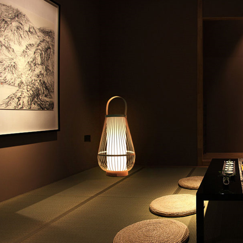 Tatami Zen Art Bedside Table Lamp