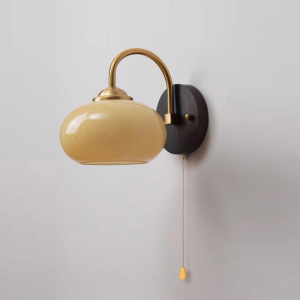 Cream Style Persimmon Wall Lamp P046