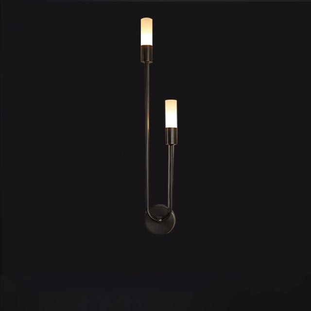 Modern Copper U-Shape Luster LED Wall Lamp M39