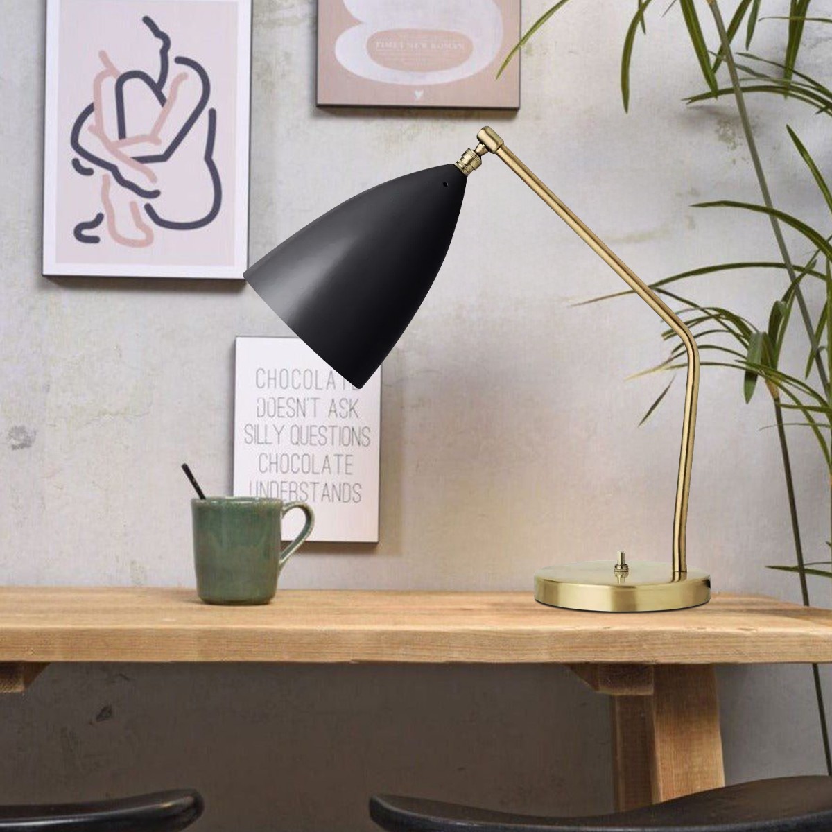Rotatable Gräshoppa Task Office Table Lamp S158