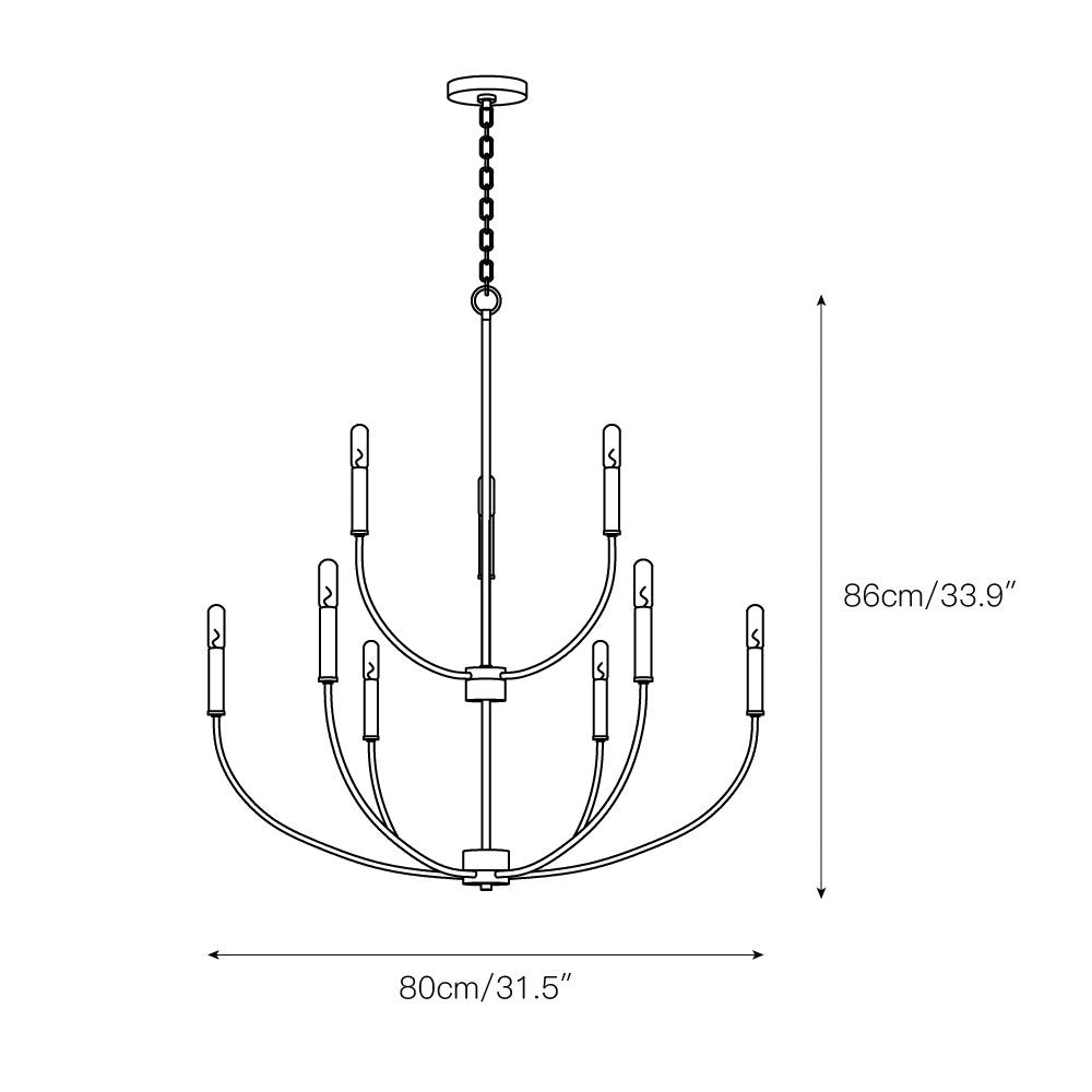 Greenwich Chandelier T1802