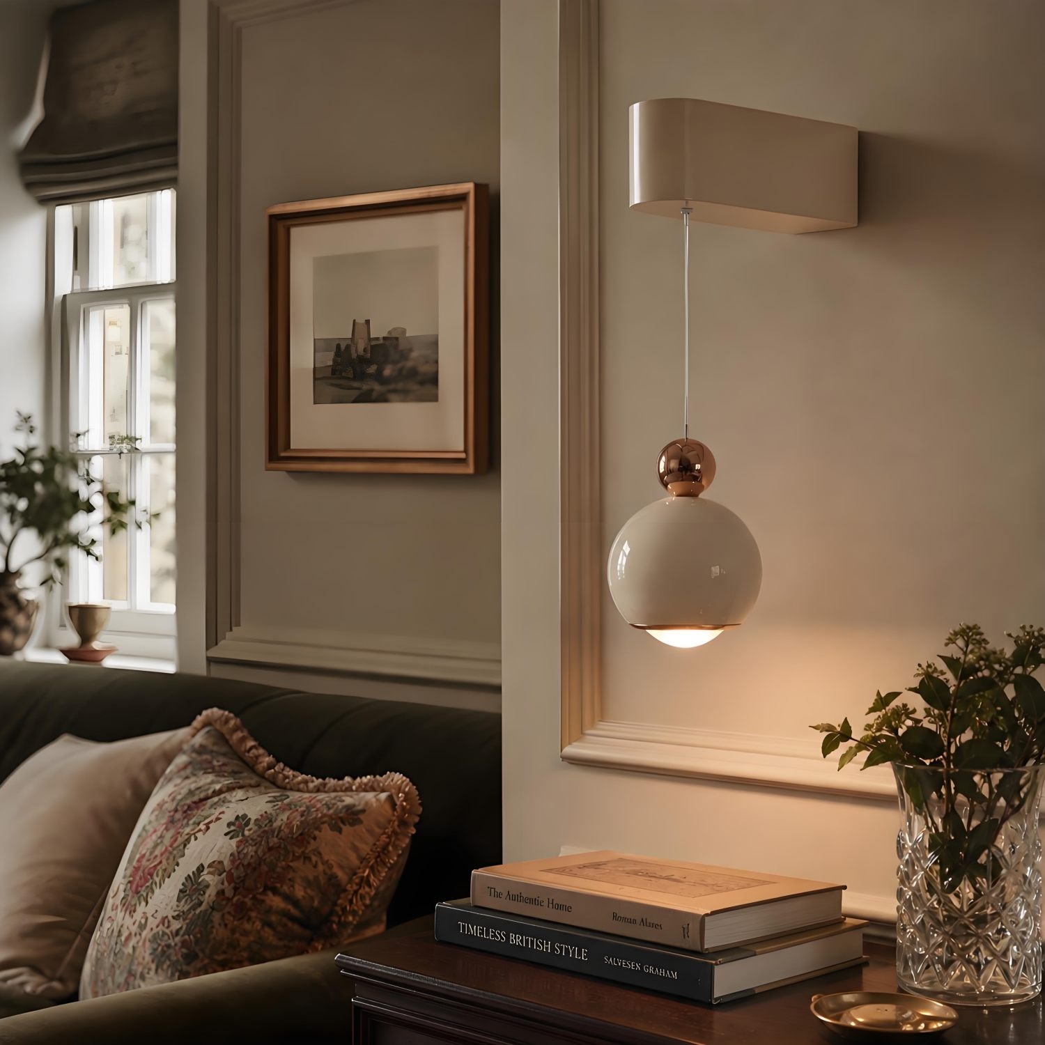 Glintap Modern Adjustable Wall Lamp with Touch Control - Minimalist Metal Acrylic Wall Sconce for Living Room T2233