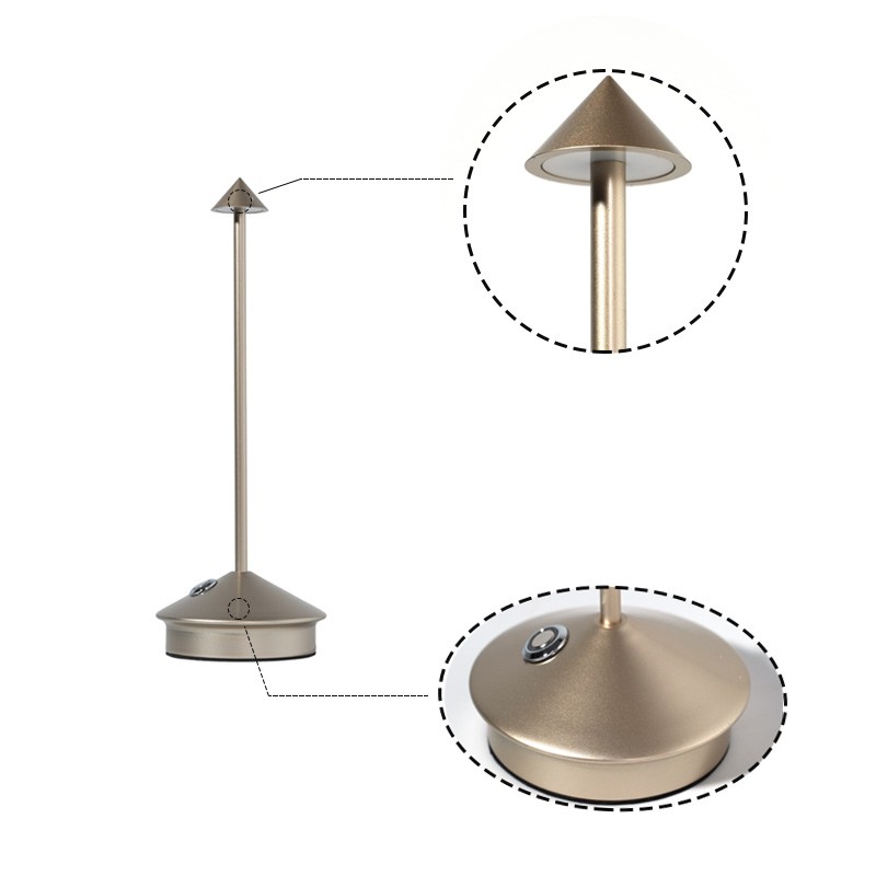Glimma Rechargeable LED Table Lamp - Modern Portable Lamp for Living Room