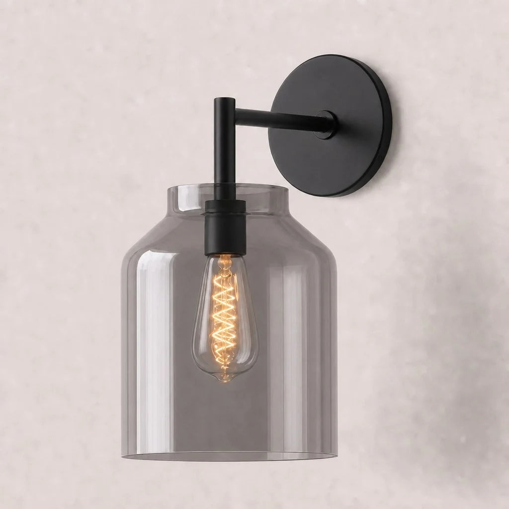 Hanton Minimalist Cylindrical Wall Sconce - Modern Lighting for Vanity T173