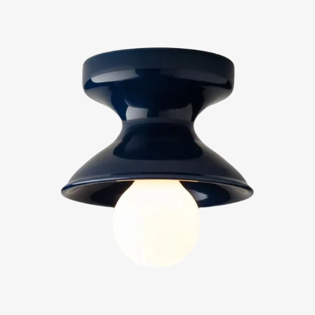 Dravin Colorful Ceramic Ceiling Light - Modern Flush Mount for Living Room T1194
