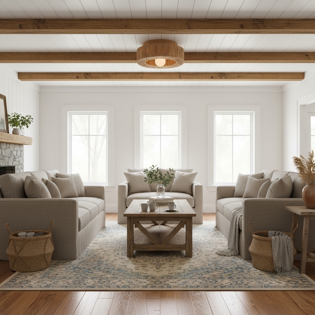 Welanery Minimal Rustic Natural Woven Ceiling Light - Sustainable Lamp for Kitchen or Hallway T1218