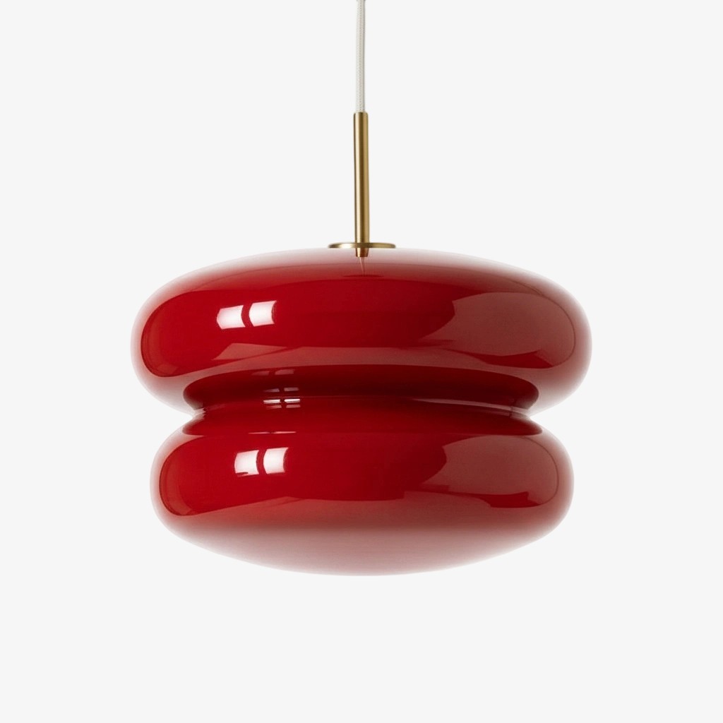 Orra Opal Glass Dome Pendant - Modern Hanging Light for Kitchen T421