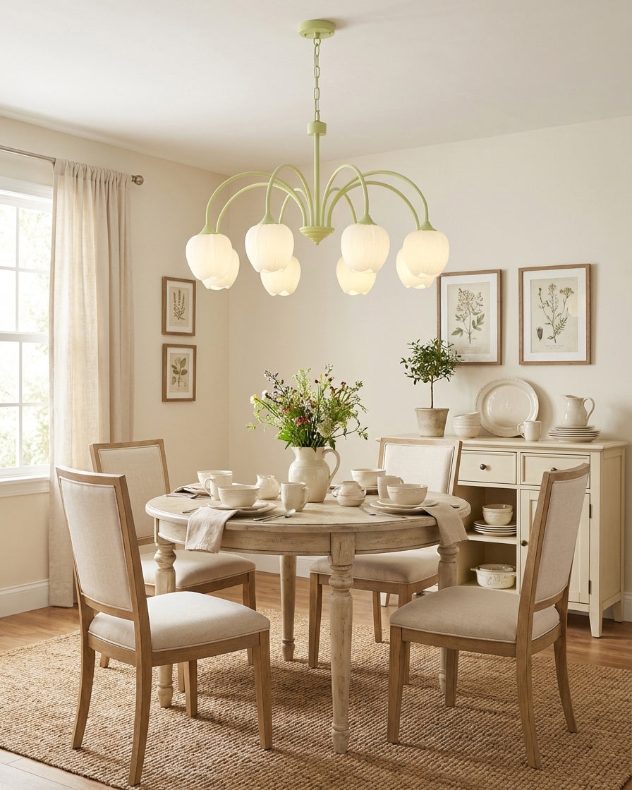 Tulip Matcha Chandelier T1588