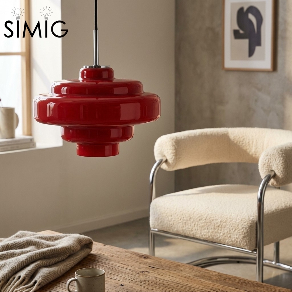 Koloro Multi-Layer Pendant Light - Vintage Metal and Glass for Living Room T277