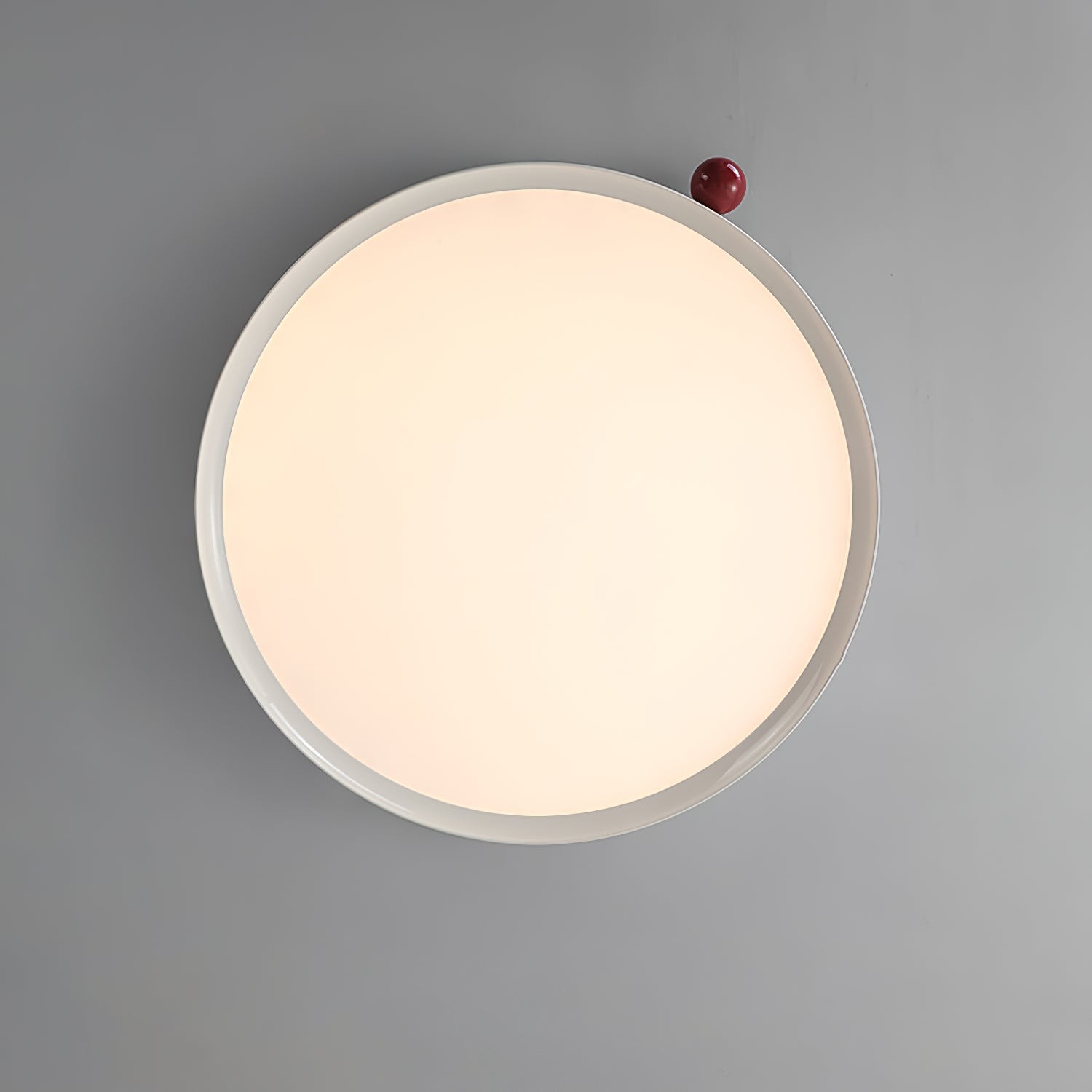 Minimalist Disc Cream Style Ultra-thin Ceiling Lamp M440