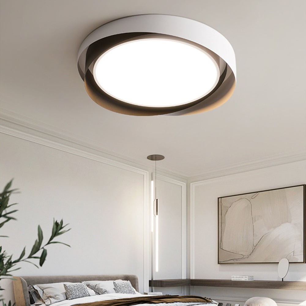 Nordic Style Modern Minimalist Wave Pattern Ceiling Lamp M424