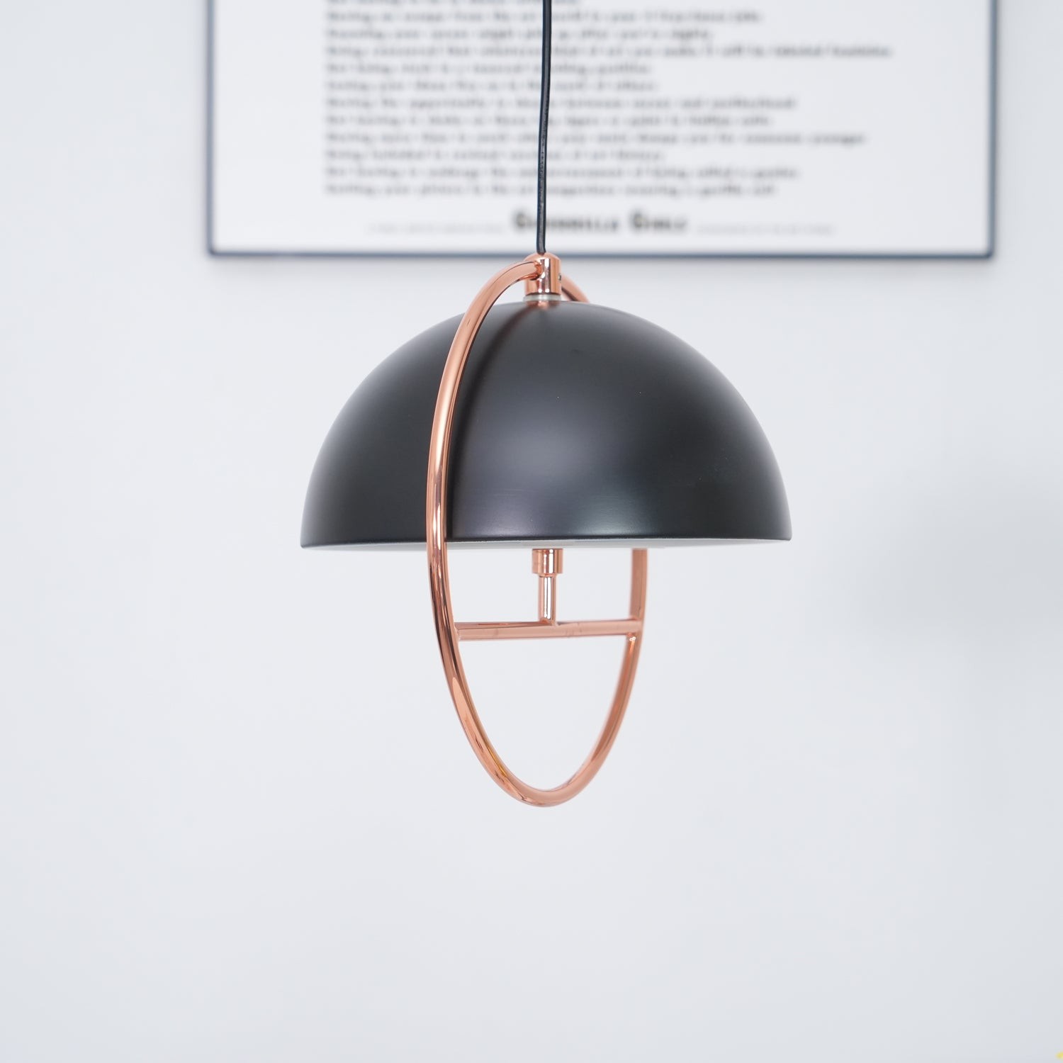 Nordic Hemispherical Ring Metal Pendant Lamp M448