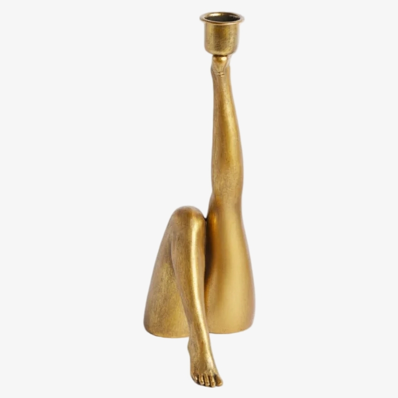 Kickra Abstract Leg-Base Candle Holder – Unique Home Accessory U22