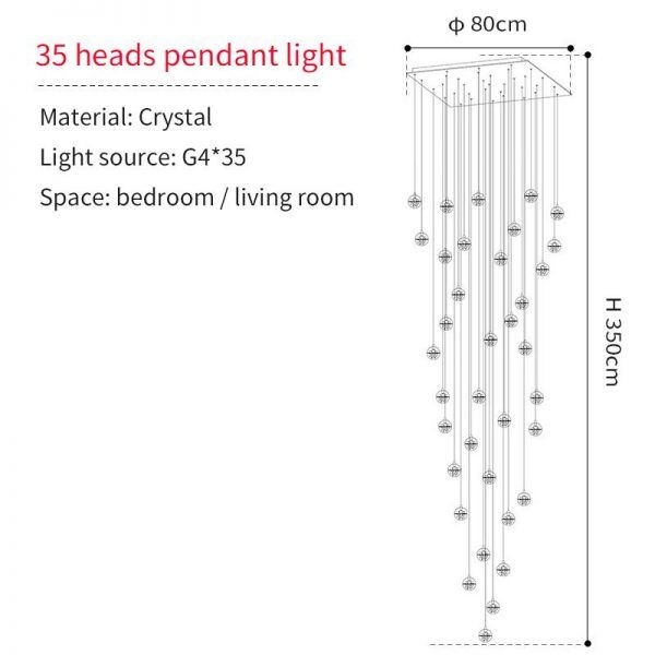 Crystal Pendant Light