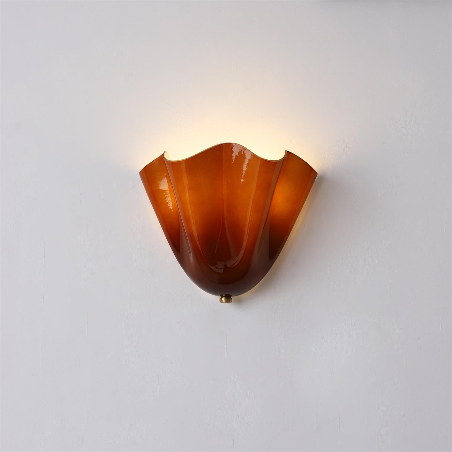 Bellina Modern Glass Wall Sconce - Ambient Lighting for Hallway P075
