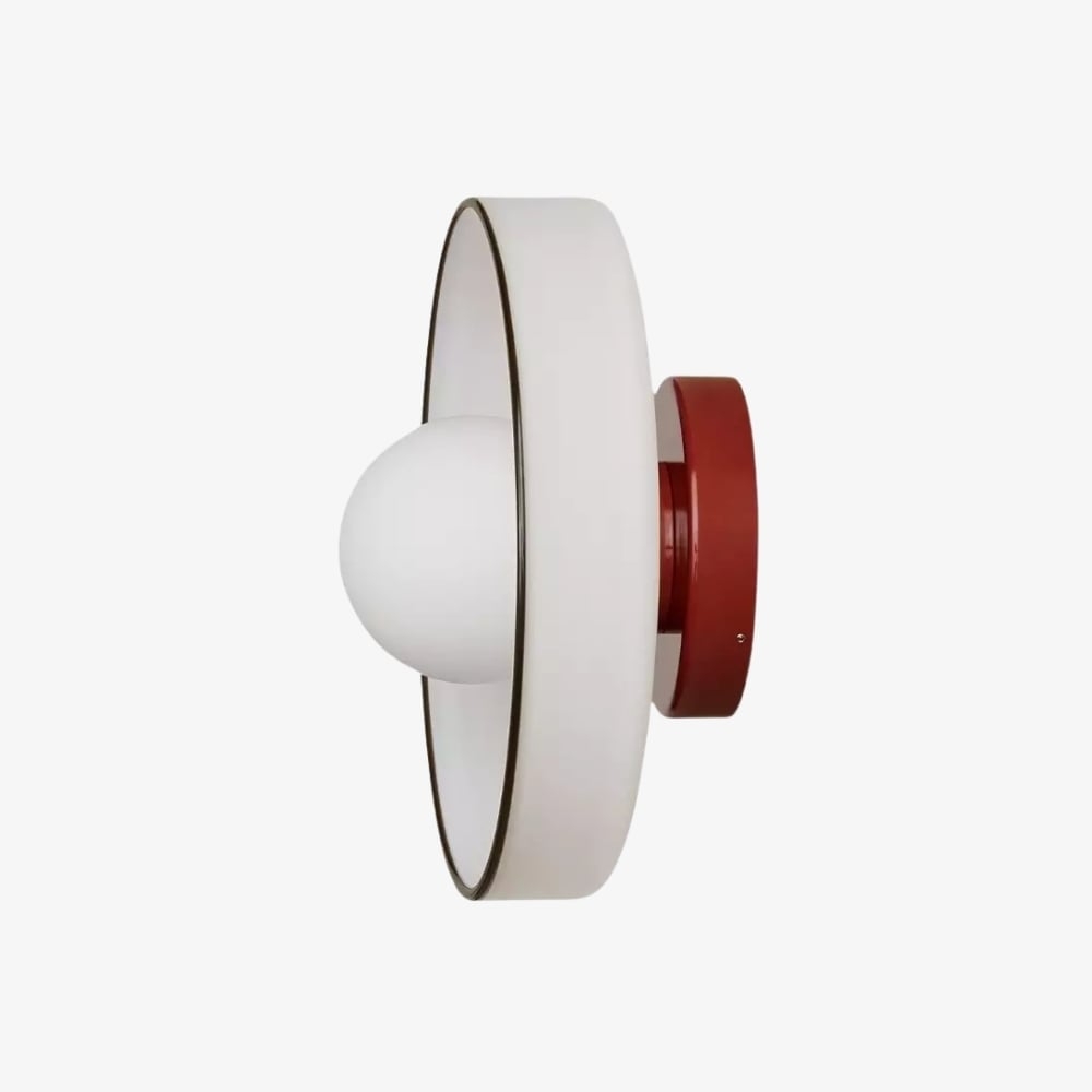 Kalo Blown Glass Disc Orb Flush Mount and Wall Sconce T662