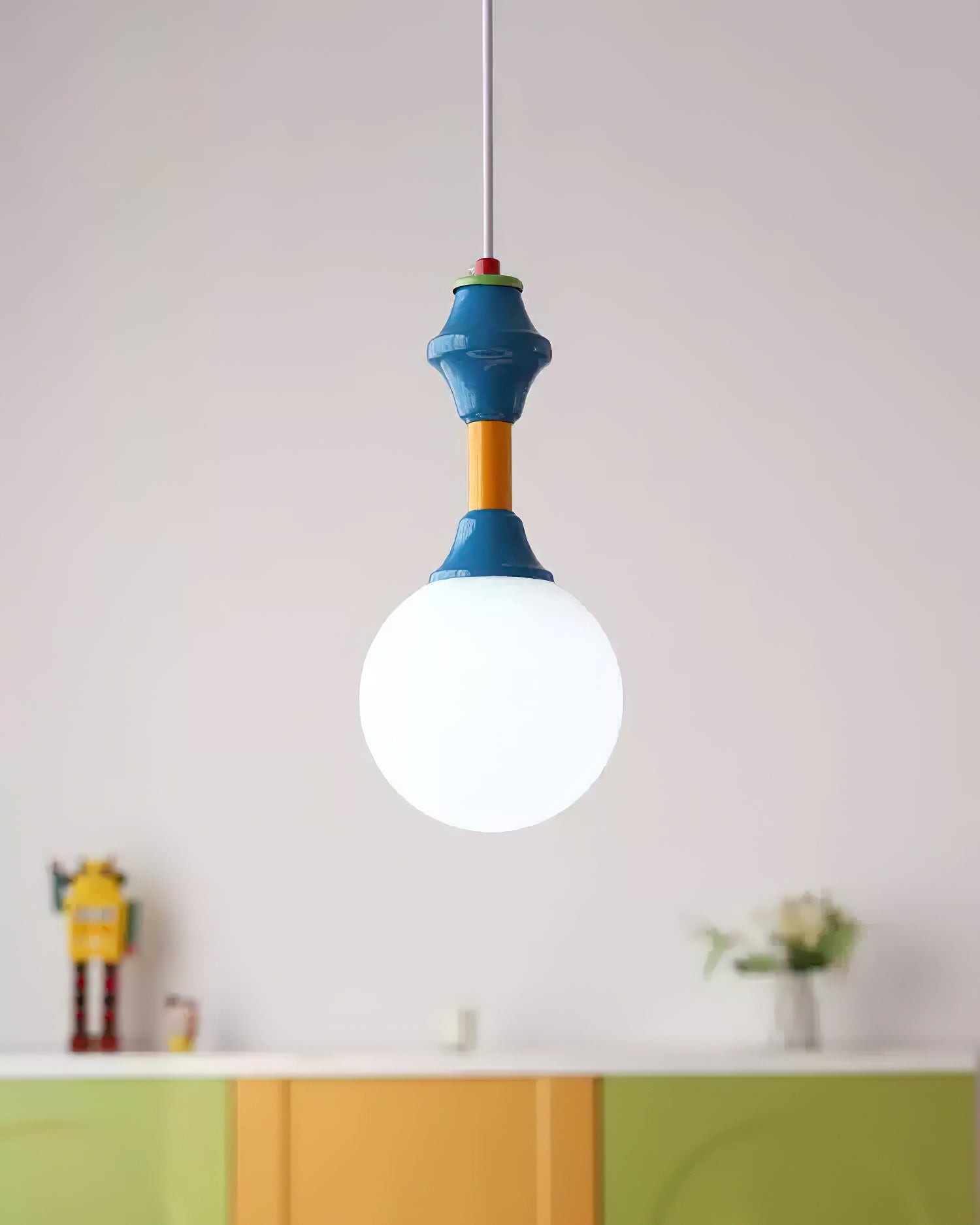 French Blue And White Atmosphere Pendant lamp M93
