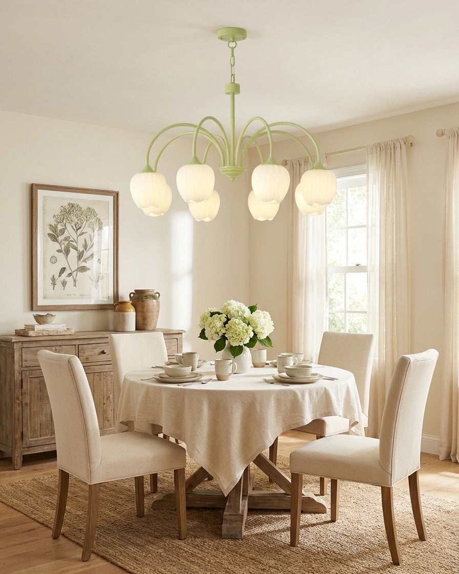 Tulip Matcha Chandelier T1588