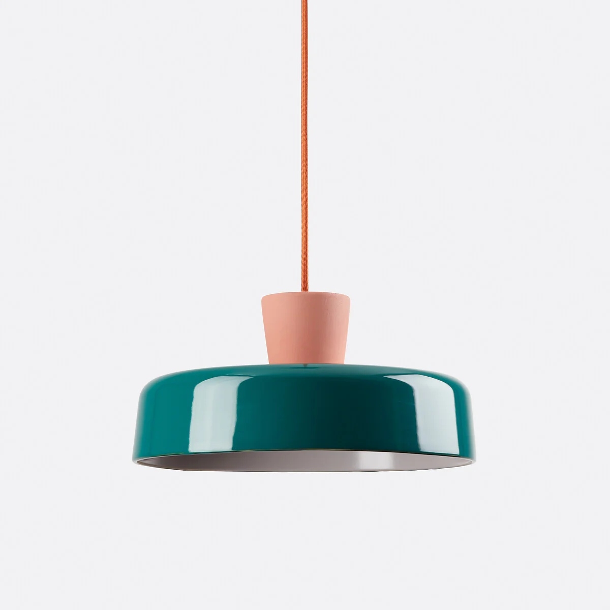 Chromara Colorful Bowl Pendant Light - Retro Iron Lamp for Dining T1159