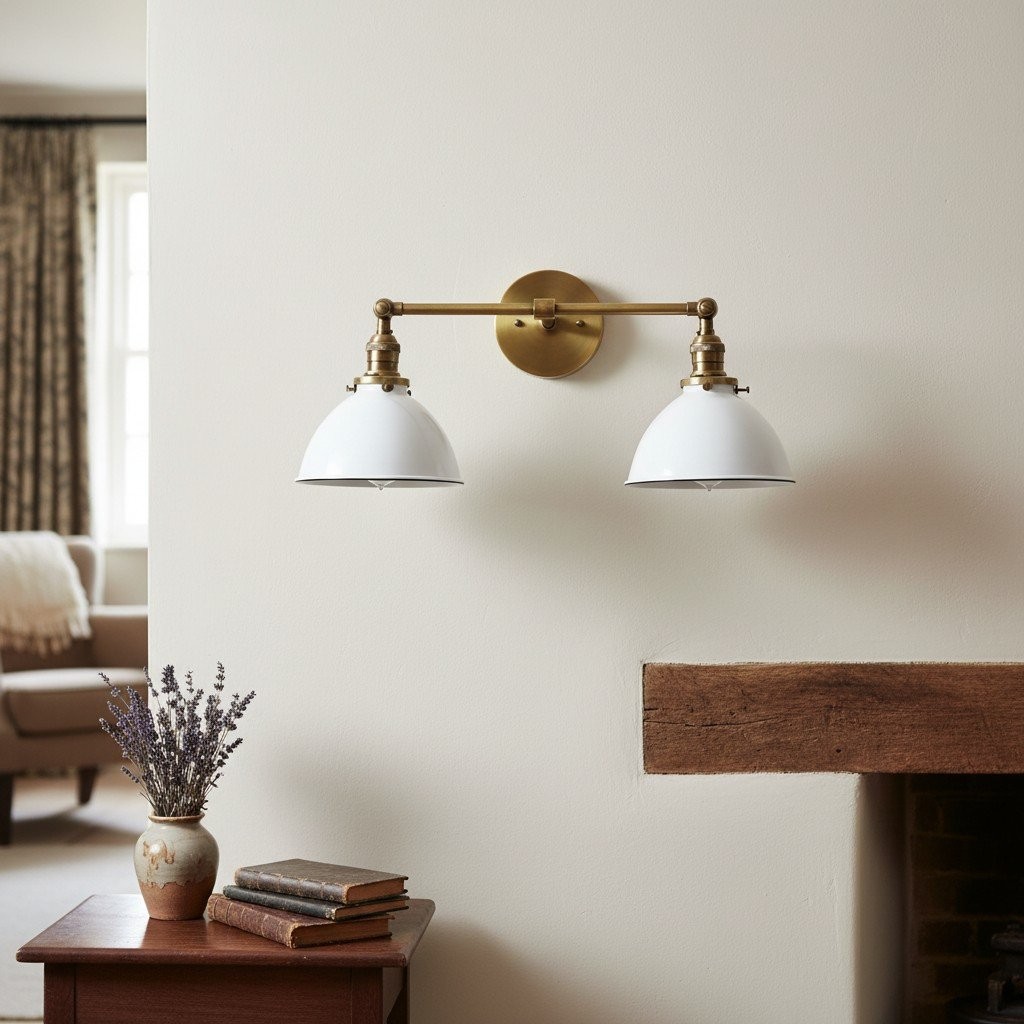 Conique Metal Industrial Vanity Light - Modern Bathroom Lighting Fixture T335