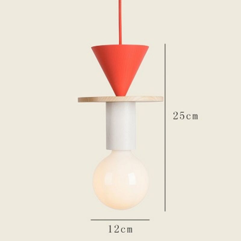 Creative Simple Wooden Pendant Light S155